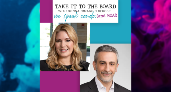 A Novel Approach: Coaching for Community Association Boards with Carmelo Millimaci, Senior Coach, Ackert Inc.